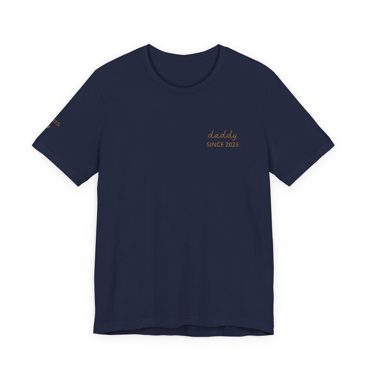 Personalized Dad Since T-Shirt Embroidered with Names