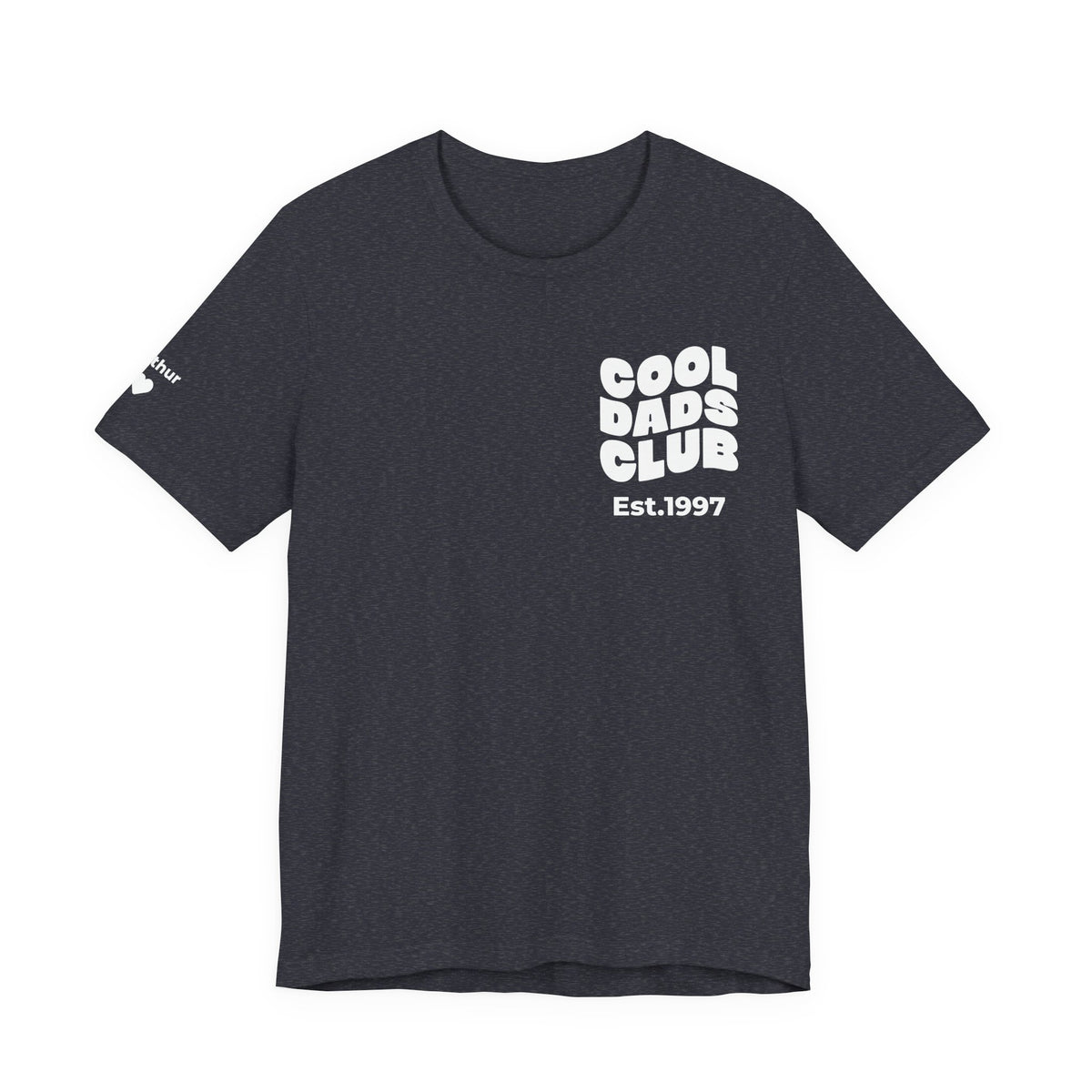 T-Shirt Cool Dads club and names on sleeve