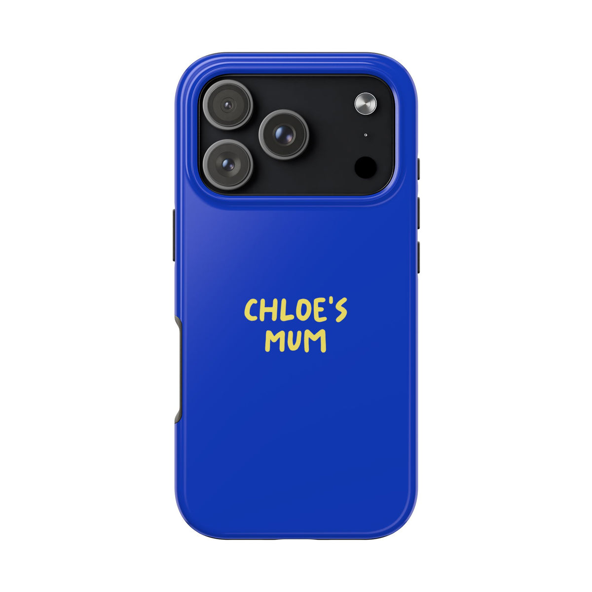 Phone Case Blue color with custom text