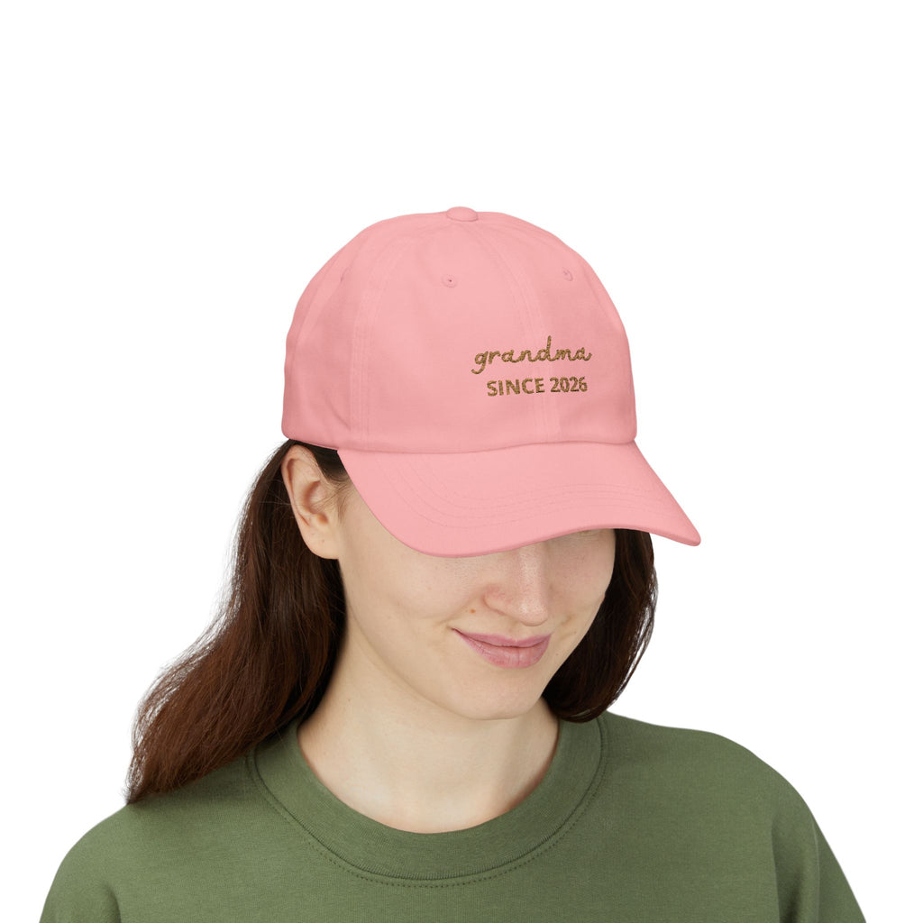 Cap Grandma Since Embroidered Date