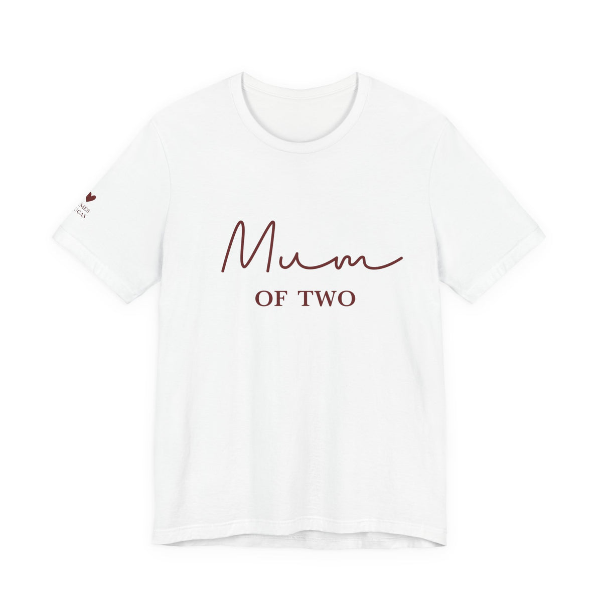 T-Shirt Mum of and personalized first names