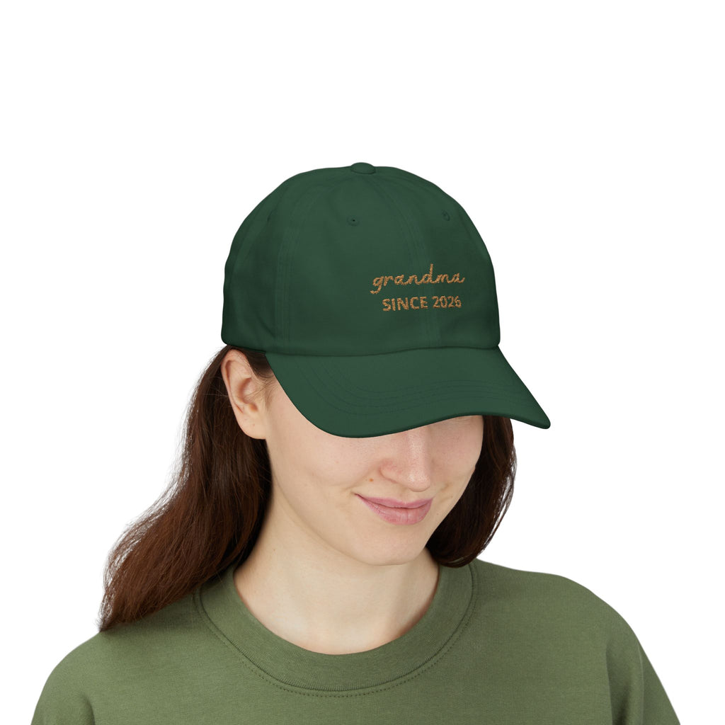 Cap Grandma Since Embroidered Date
