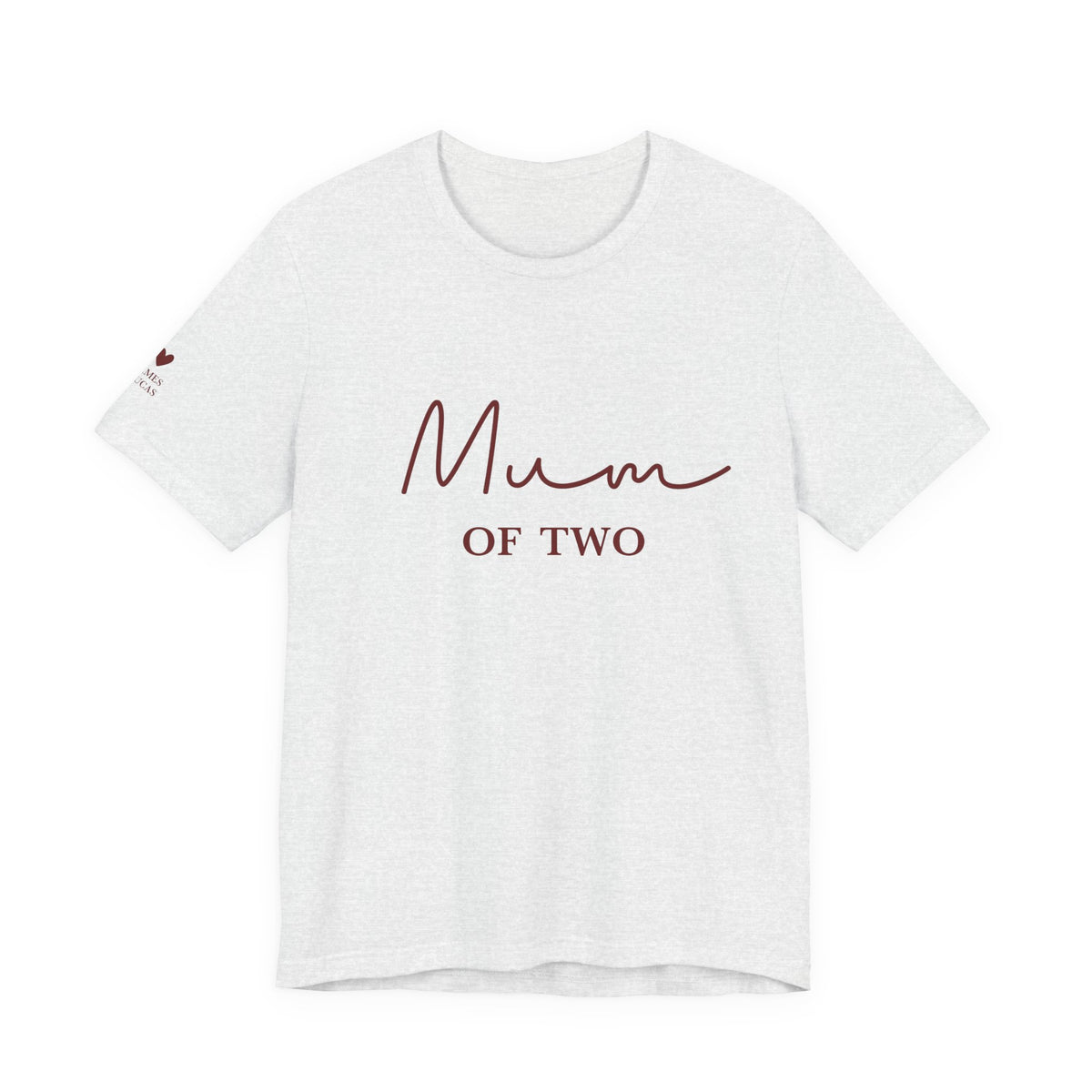 T-Shirt Mum of and personalized first names