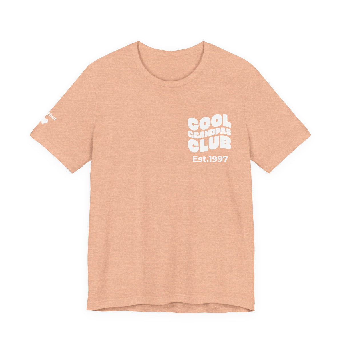 T-Shirt Cool Grandpas Club & Sleeve Names