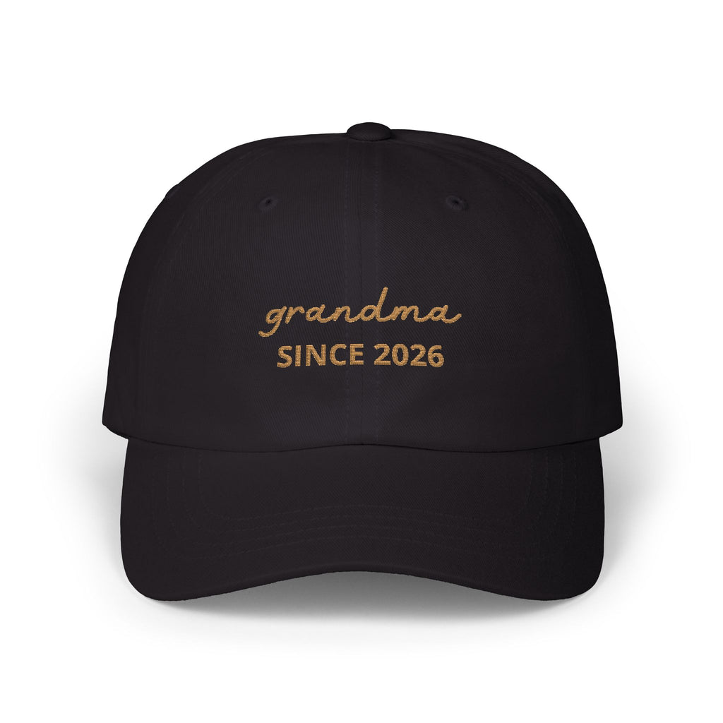 Cap Grandma Since Embroidered Date