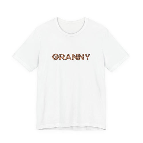 Personalized Leopard Granny T-Shirt