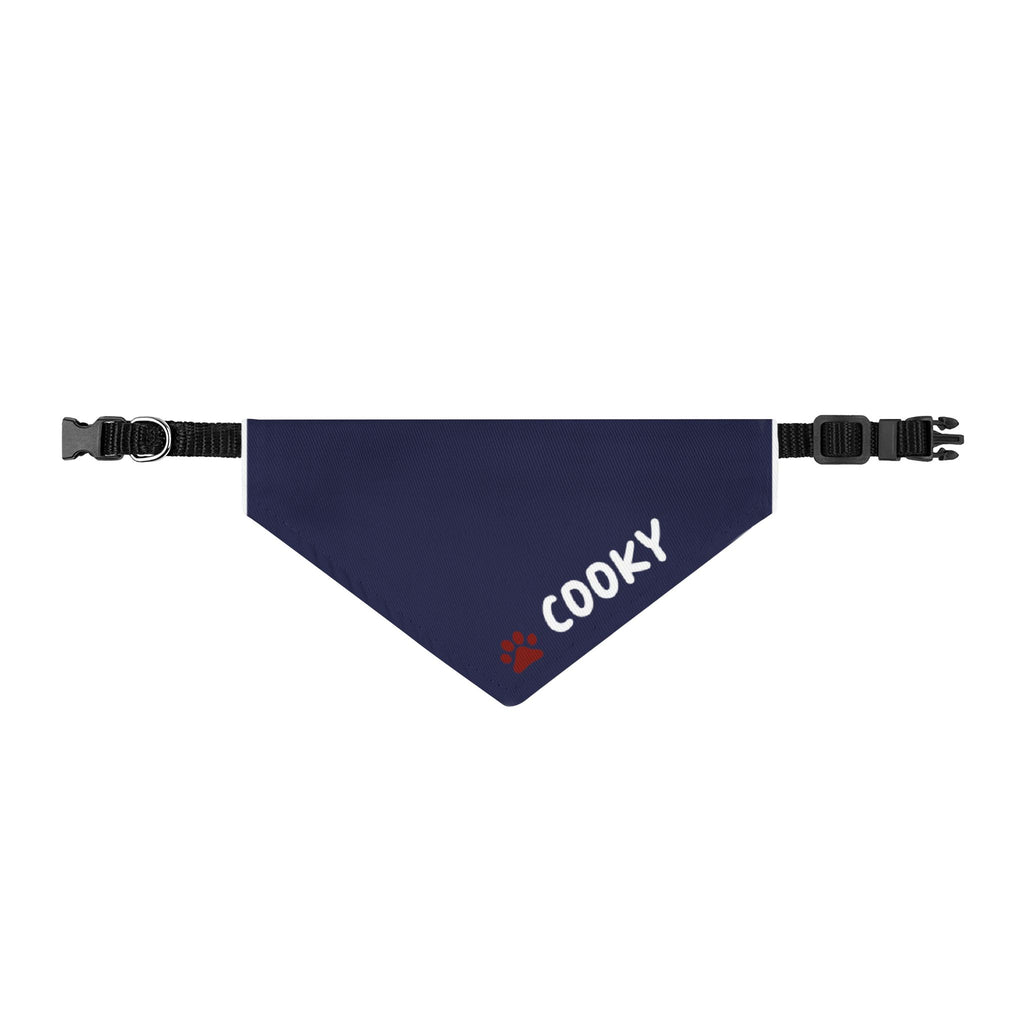 Blue Bandana with Personalized Pet Name