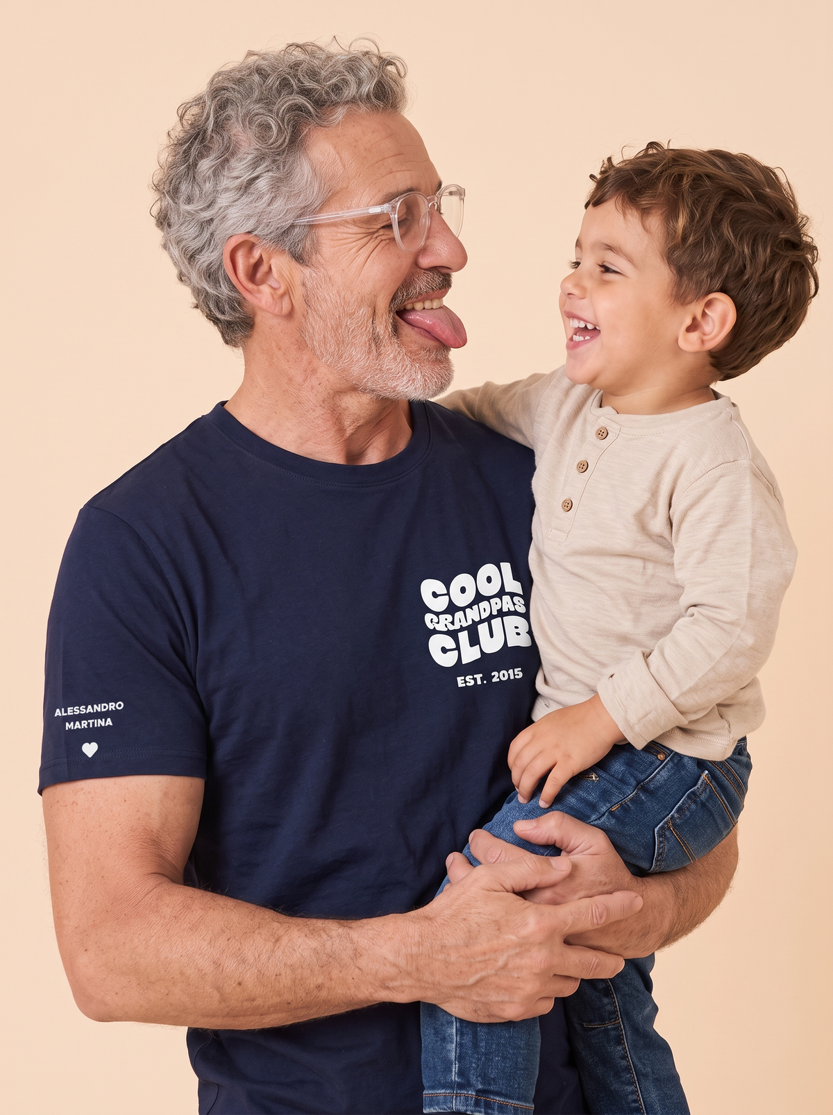 T-Shirt Cool Grandpas Club & Sleeve Names
